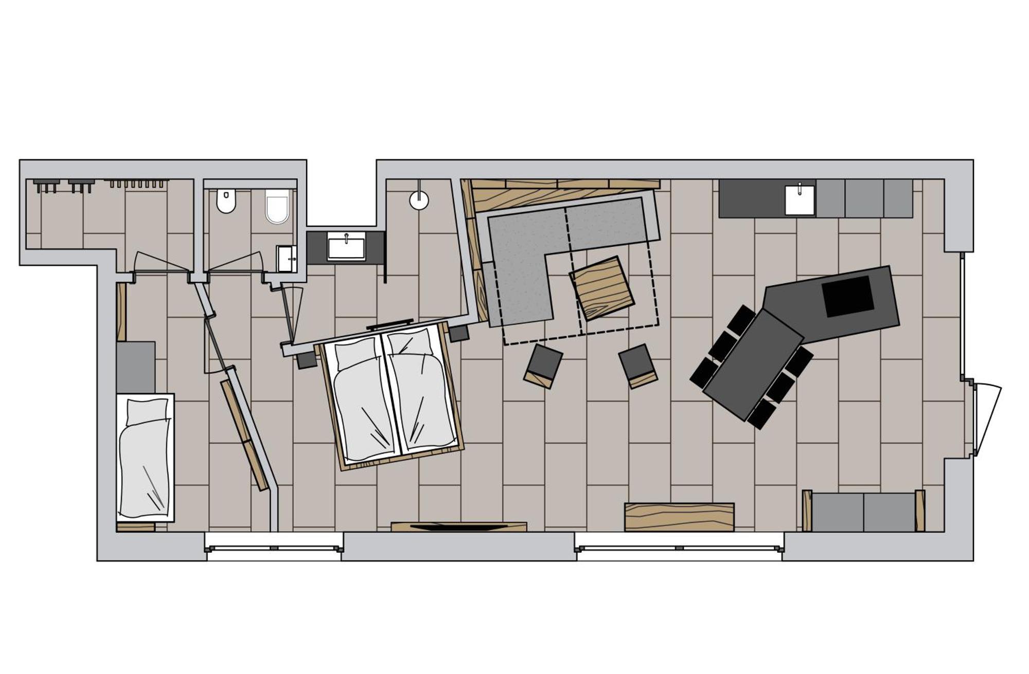 Appartement Bretterbude ザールバッハ・ヒンターグレム エクステリア 写真