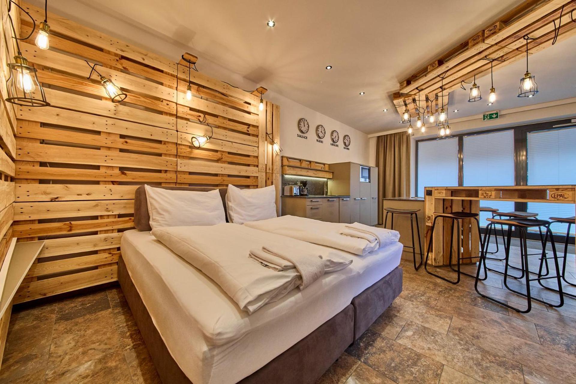 Appartement Bretterbude ザールバッハ・ヒンターグレム エクステリア 写真